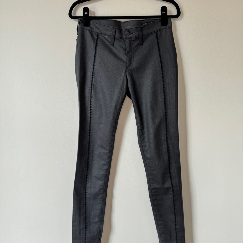 Rag + Bone coated low rise pants